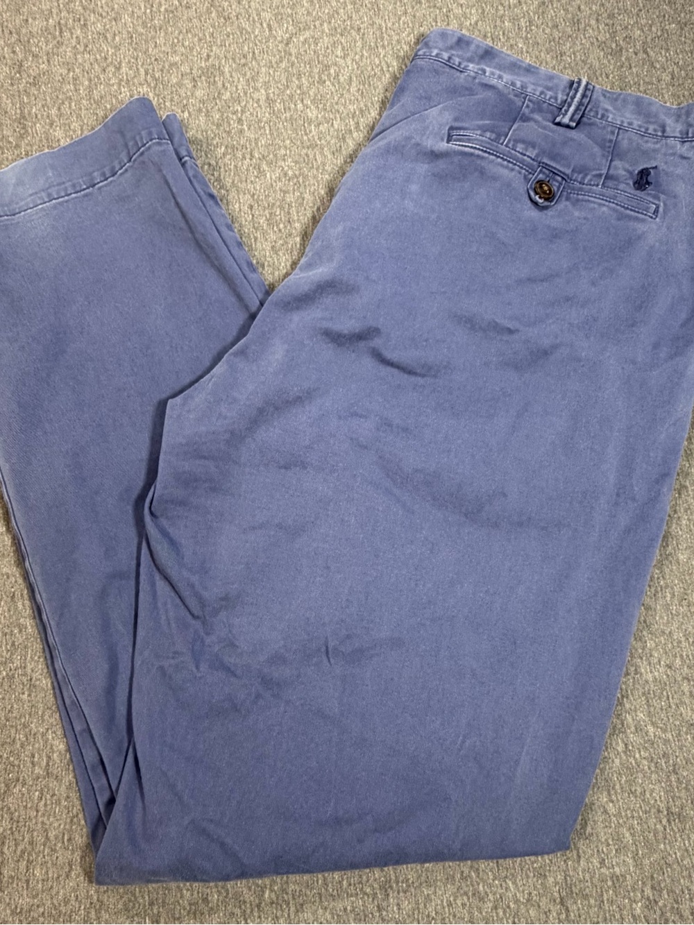 Polo Ralph Lauren Chino Pants Men’s 38x32 Stretch Straight Fit Blue